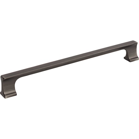 224 Mm Center-to-Center Brushed Pewter Sullivan Cabinet Pull